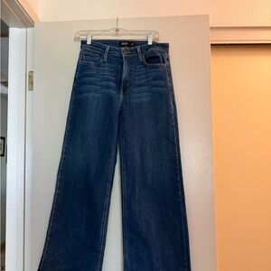 Just Black Dark Blue Wide Leg Jeans